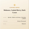 Duke's Coffee Roasters Colombia Honey Process Aponte cupping notes