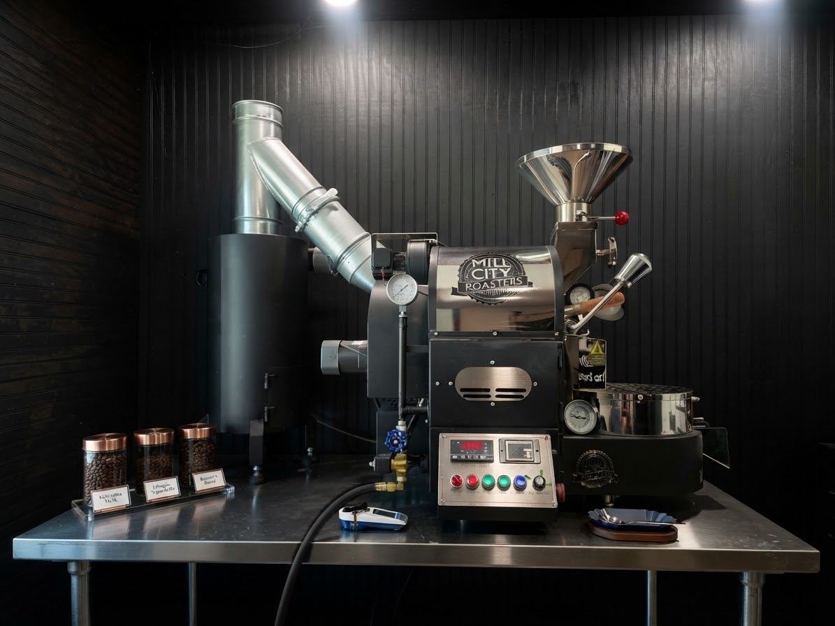 Duke's Coffee Roasters' current roasting setup